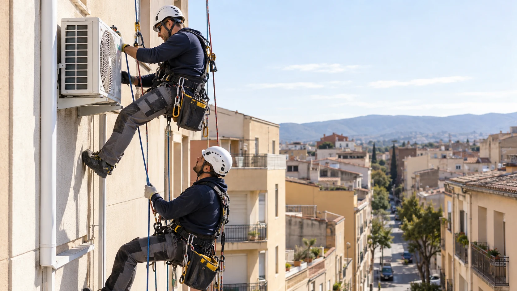 Apoyo a instalaciones en altura en Figueres