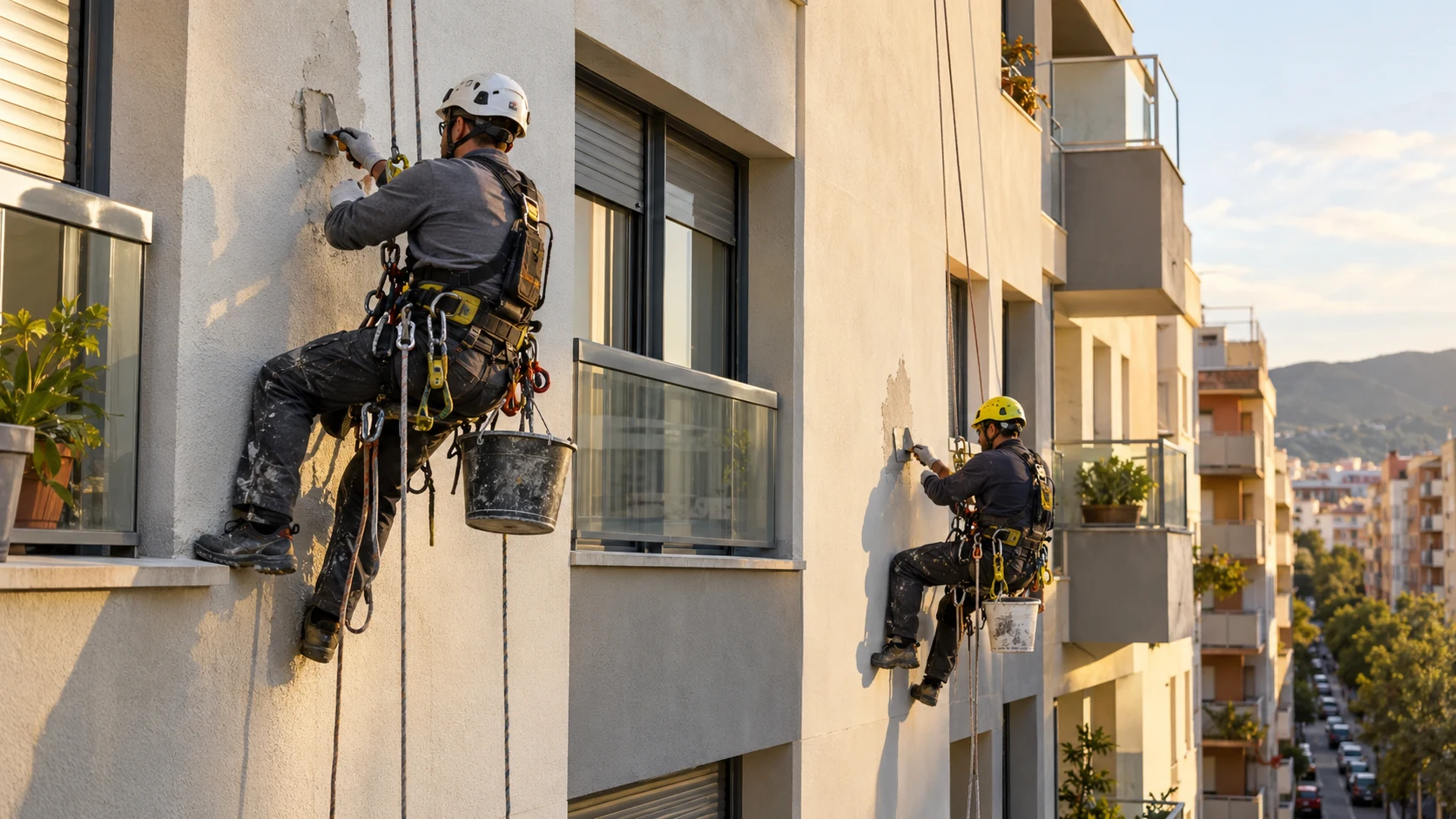 Trabajos verticales en Figueres