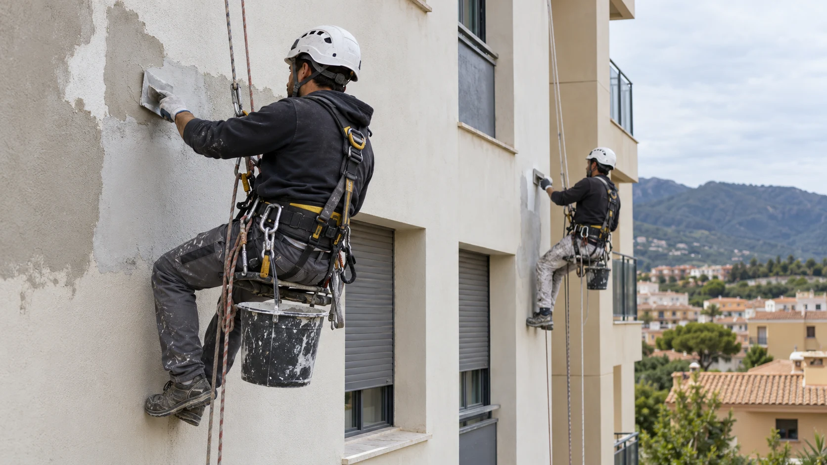 Trabajos verticales en Cabanes